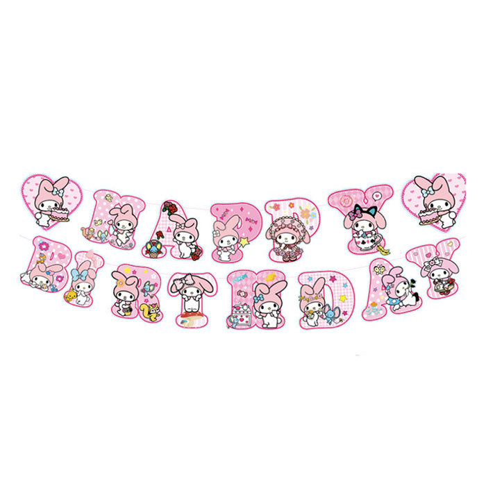 My Melody Birthday Banner