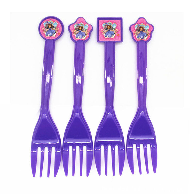 Sofia the First Plastic Forks