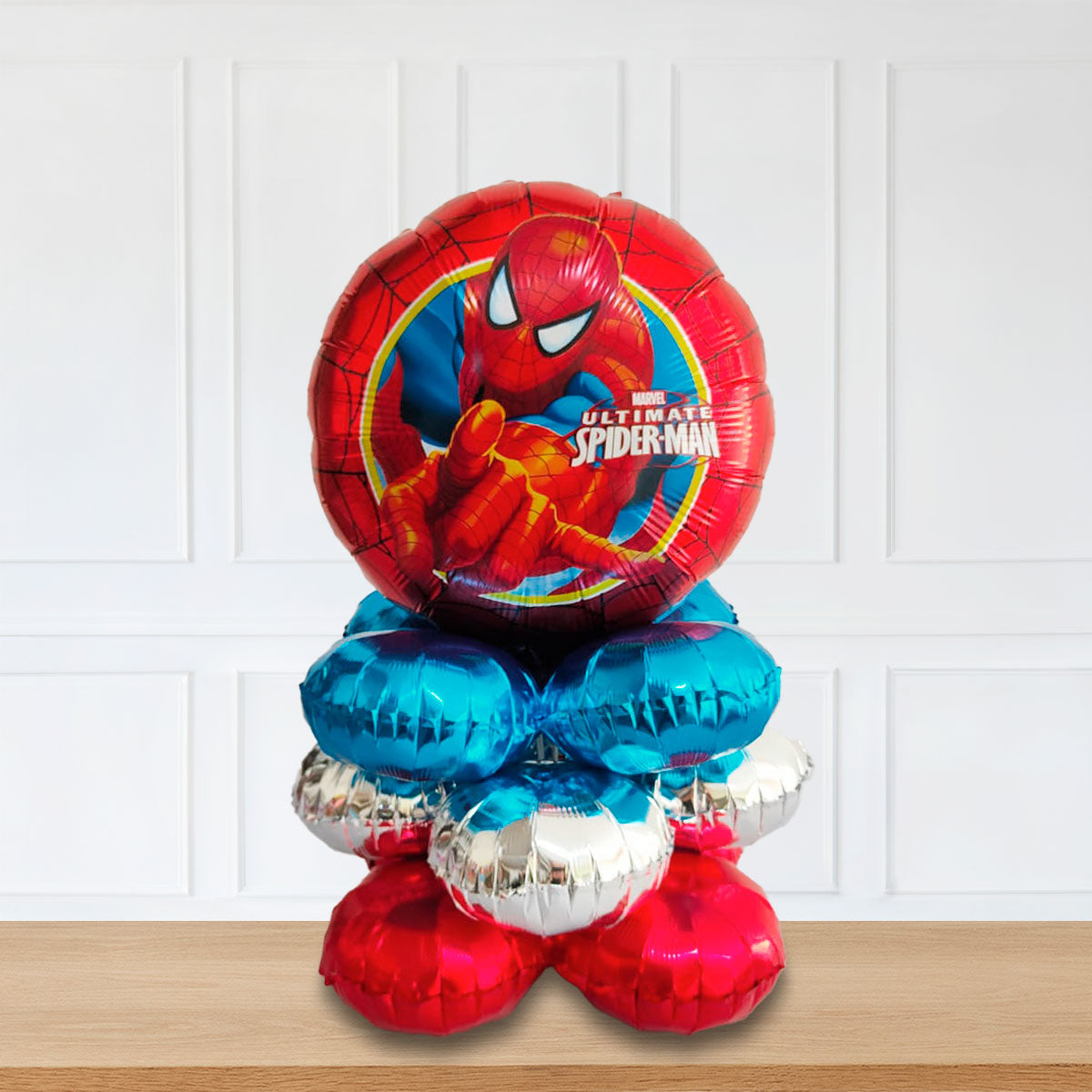 Spiderman Balloon Table Centerpiece