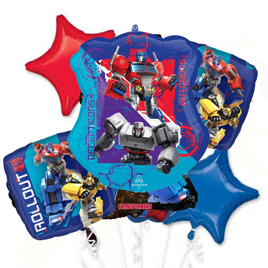 Transformers Optimus Prime Balloon Bouquet