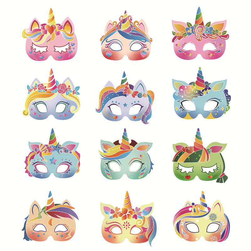 Unicorn Party Half Face Masks