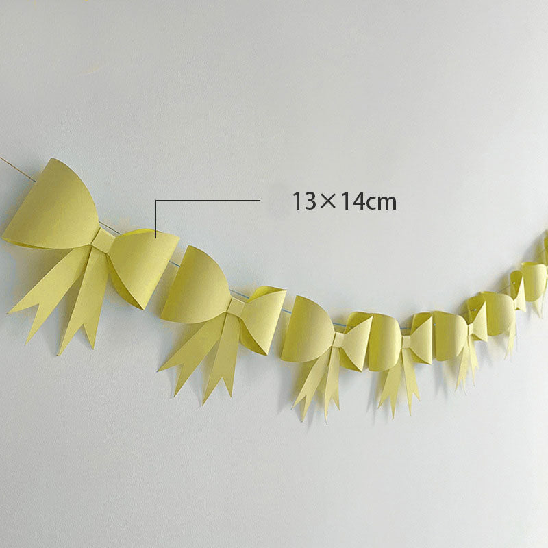Yellow Paper Bow Bunting