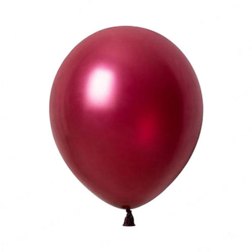 12" Burgundy Colored Latex Balloon