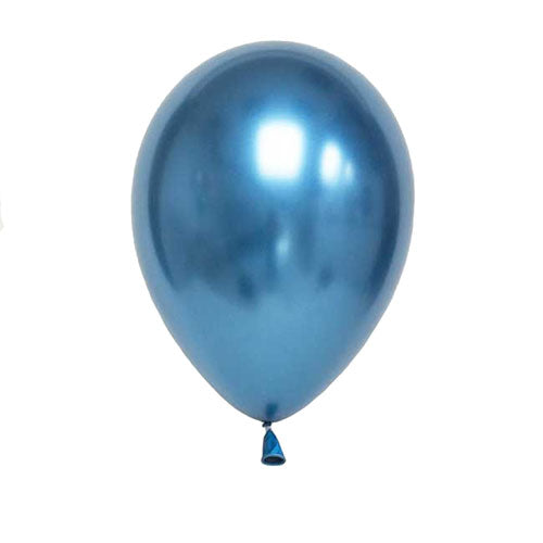 Chrome Blue Balloon