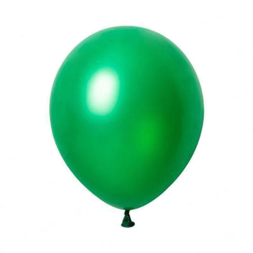 12" Dark Green Colored Latex Balloon