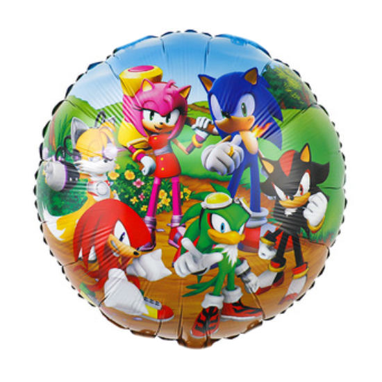 Sonic and Friends helium balloons
