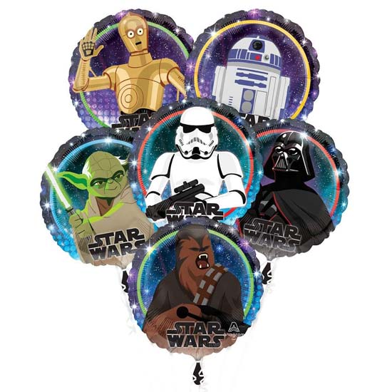 Star Wars Assortment Balloon Bouquet