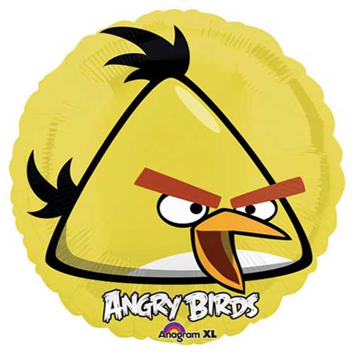18" Yellow Bird Angry Birds Balloon