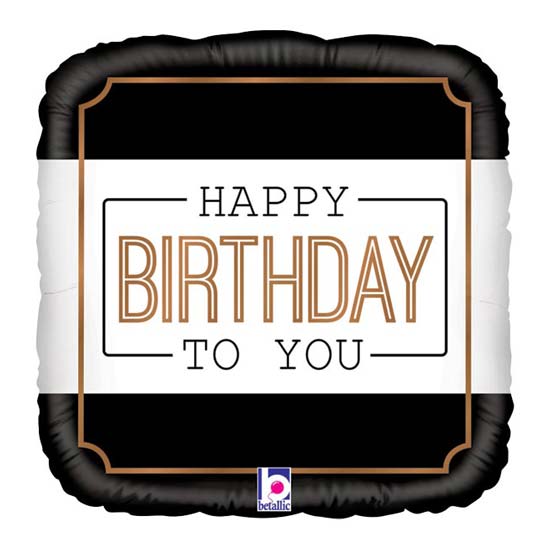 18" Happy Birthday to You Balloon