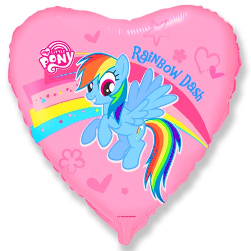 18" Rainbow Dash Balloon