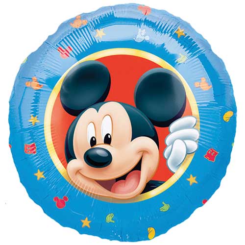 Mickey Head helium balloons