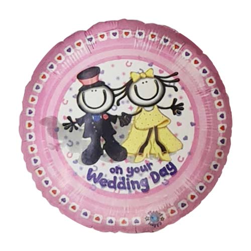 18" On Your Wedding Day Balloon