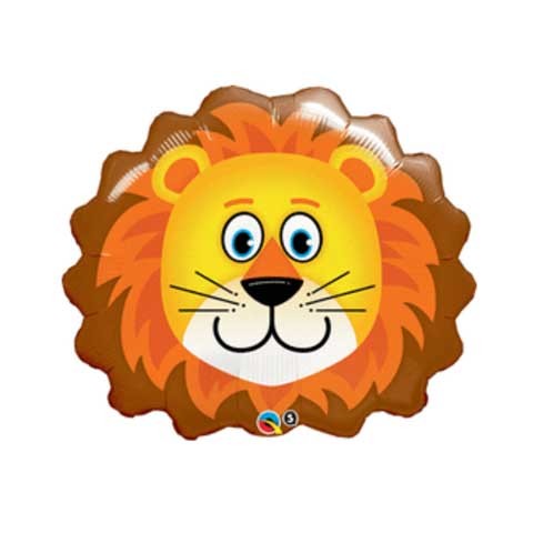Lion Head Helium Balloons.