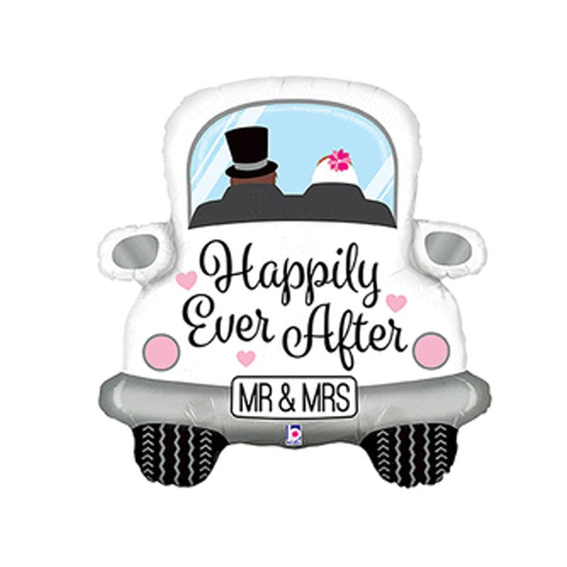 31" Just Married Wedding Car Balloon