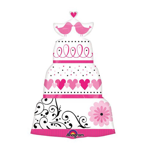 31" Sweet Wedding Cake Balloon
