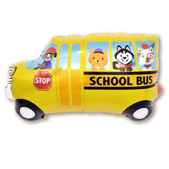 Yellow School Bus Balloon.