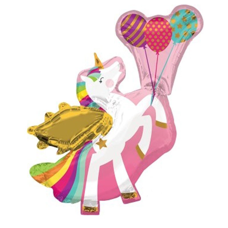 Lovely unicorn helium balloon for party decoration!