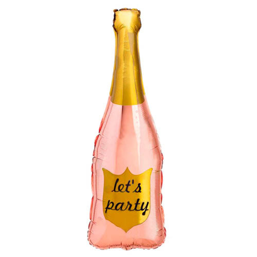 Pink Champagne Bottle Balloon