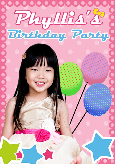 How about a poster board to welcome your guests at the party entrance?