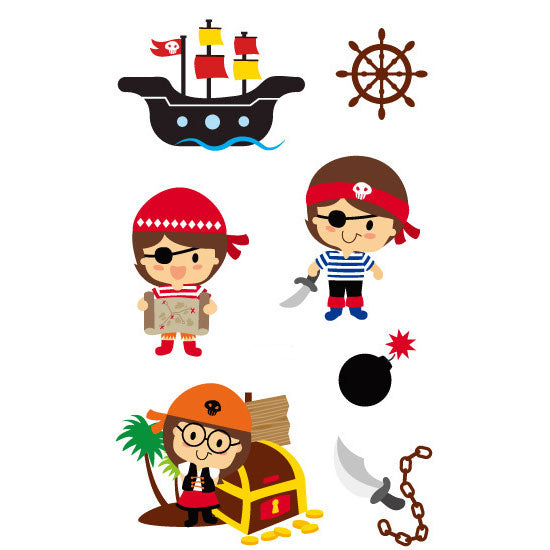 Ahoy Matey! Party tattoos for the kids to enjoy!