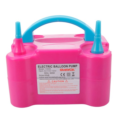 Electric balloon pump really helps making balloon decoration much easier. Now inflating balloons is much faster and easier!