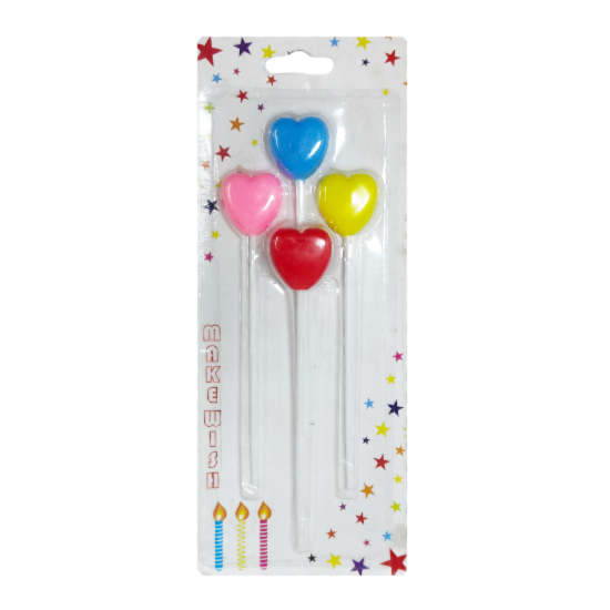 Heart Shaped Birthday Candles