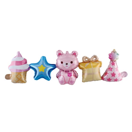 These balloon garlands are so adorable. Great for little Genevie's 1st Birthday Party.