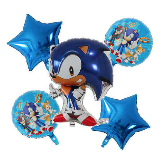 Sonic the Hedgehog Balloon Bouquet.