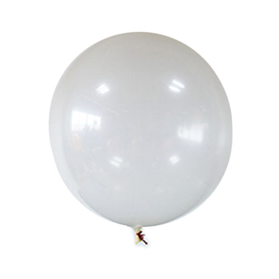 36 inch jumbo sized balloon in Transparent or Clear to set up for your lively bubble themed garland or party backdrop.