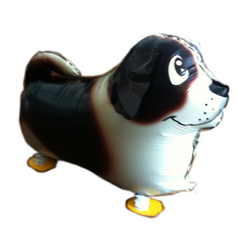 Brown walking dog balloon.