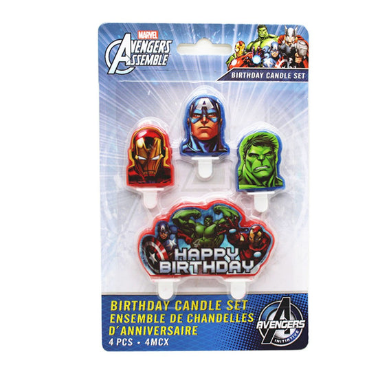 Avengers Candles set, great kit to decorate your lovely Avengers End Game, or Infinity Game theme birthday cake.