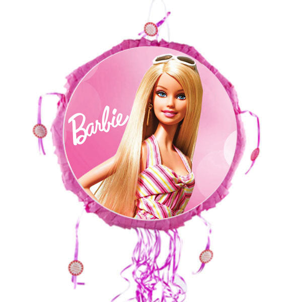 Barbie Doll themed pinkish party pinata