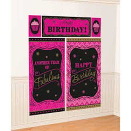 Born To Be Fabulous Birthday Scene Setter