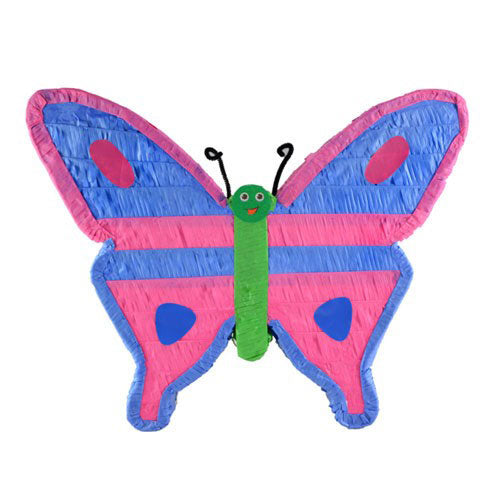 Butterfly shaped pinata ready for action- An interesting inclusion for the perfect party.
