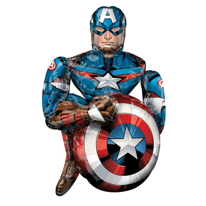 Captain America life size air walker balloon