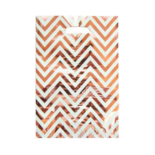 Rose Gold Chevron Foil Treat Bags to pack these lovely little gifts.