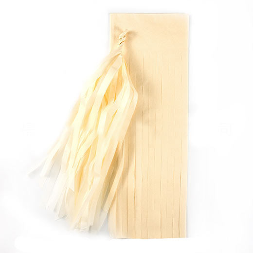 Cream Party Paper Tassels