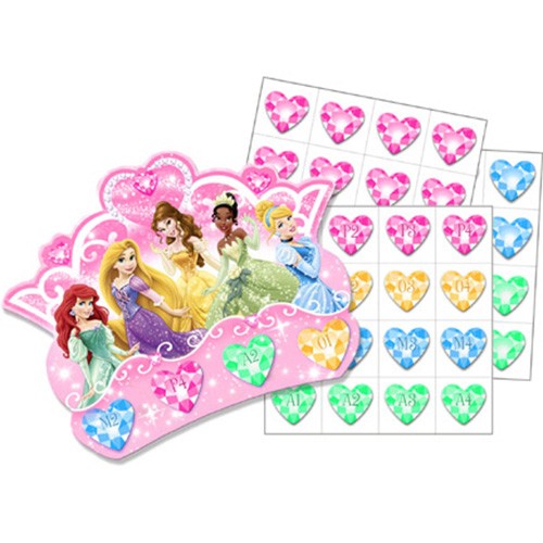 VIP Princess Bingo Party Game - A great interesting party entertainment for everyone.
