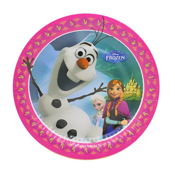 Frozen Party Plates for the cake cutting table of your birthday party.Frozen Party Plates for the cake cutting table of your birthday party.