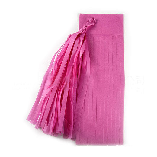Hot Pink Party Paper Tassels