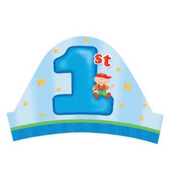 Fun At One Boy Headband - Let the 1st birthday Boy dressed up to be outstanding and photo-shoot friendly.