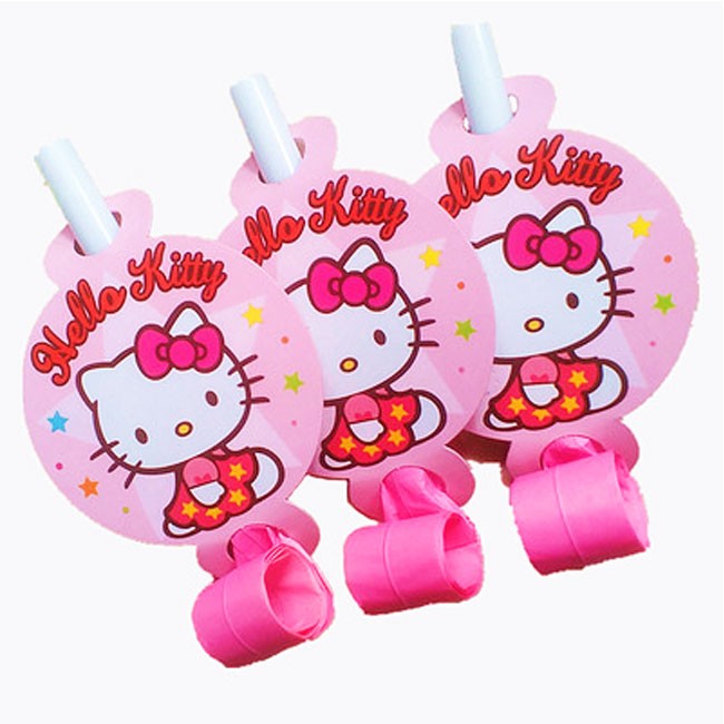 Hello Kitty style party blowouts - we have added these for the party favors in the goody bags because we find this is what excite the kids most!