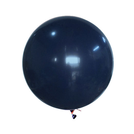 36 inch jumbo sized balloon in ink blue to set up for your lively youth themed garland or party backdrop.