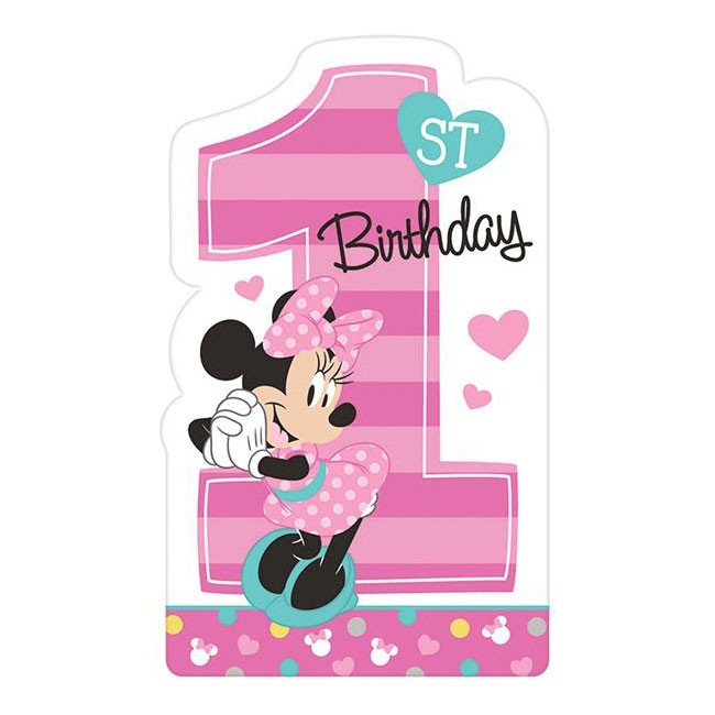 Minnie Fun to Be One Invitation Cards | Party Supplies Singapore
