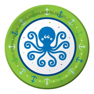 Ocean Preppy Boy 7" Plates