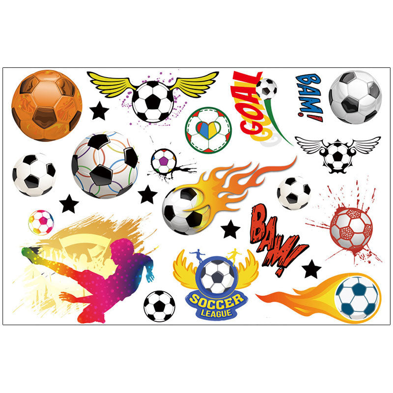 Paint your faces with these soccer style tattoo for the great game night.