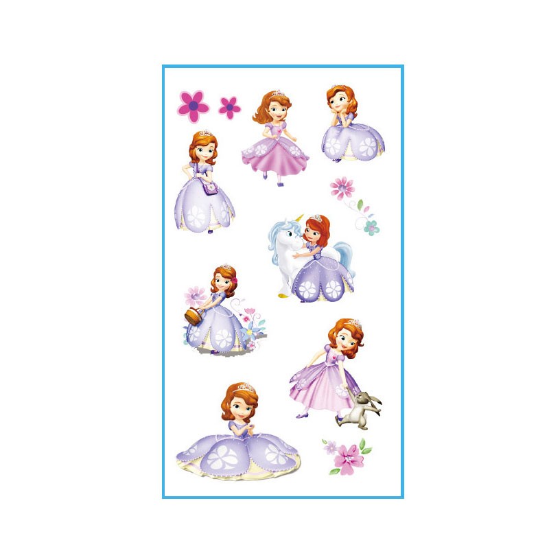 Sofia the First Princess party tattoos.