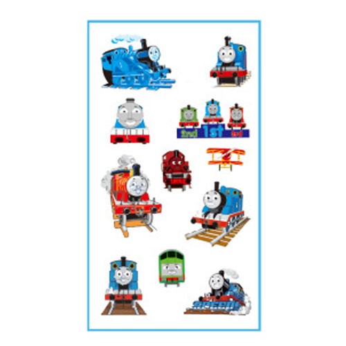 Thomas Train themed temporary tattoos for your children to put on their faces and bodies to have great fun colouring themselves.