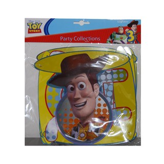 Birthday Banners can really fill up your party venue with the moods of fun and celebration. Decorate your party with this glittering Toy Story banner. Let Woody, Buzz Lightyear and the rest of the gang create an adventurous party for you! Measures 103" x 7.4" with the words "HAPPY BIRTHDAY"