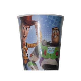 Toy Story party cups featuring Woody and Buzz Lightyear!